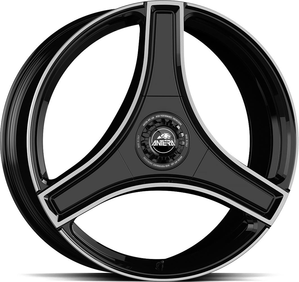 GMP A123 PIANO BLACK DIAM 9.5x22 5/110 ET28 CB65.1