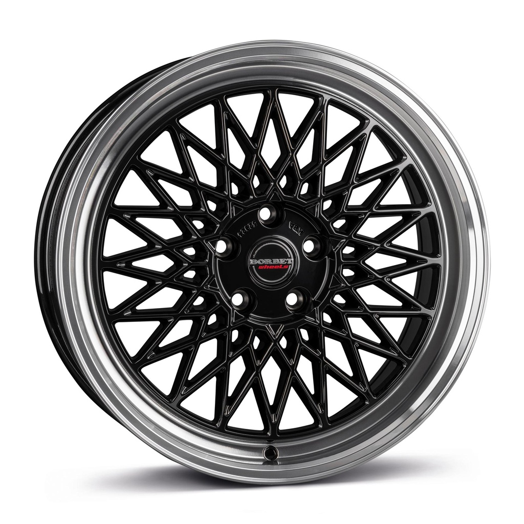 BORBET B BLACK RIM POL 8x18 5/112 ET35 CB66.5