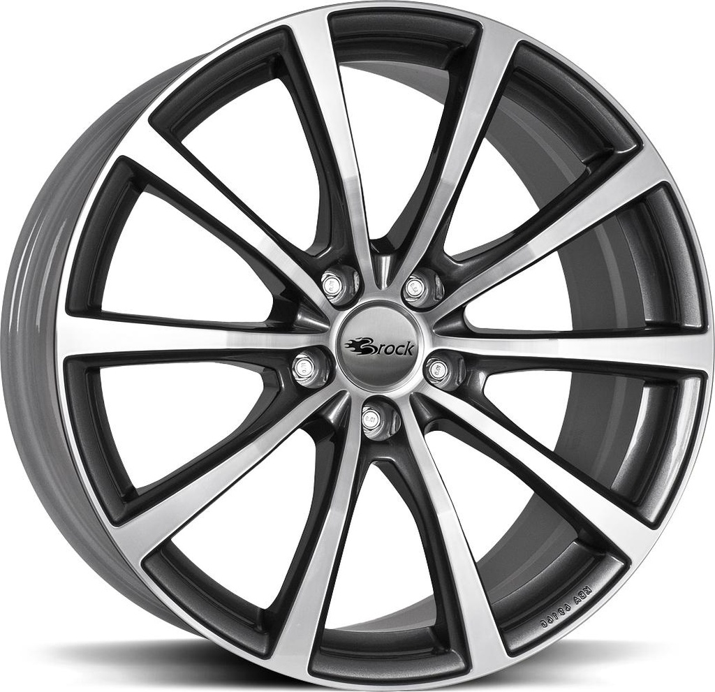 BROCK B32 TITAN FULL POL 7.5x18 5/112 ET25 CB66.7