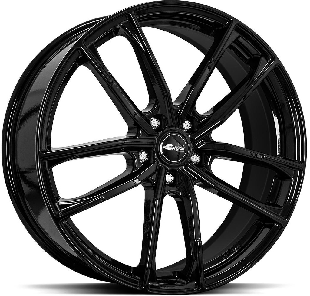 BROCK B38 SHINY BLACK 8x19 5/110 ET33 CB65.1