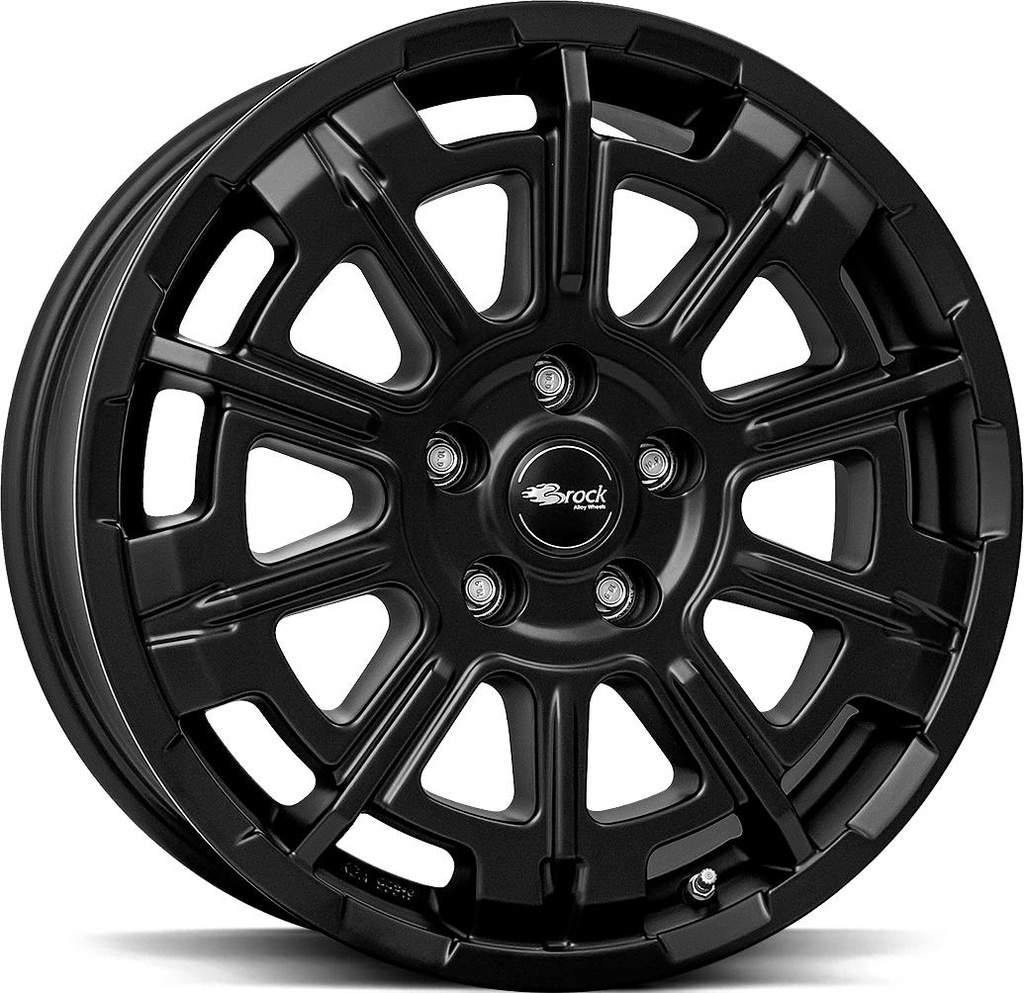 BROCK B45 SATIN BLACK MATT 8x20 6/139.7 ET15 CB106.1