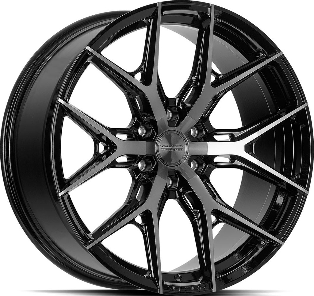 VOSSEN HF6.4 TINTED GLOSS BLACK 8.5x18 6/139.7 ET35 CB106.1