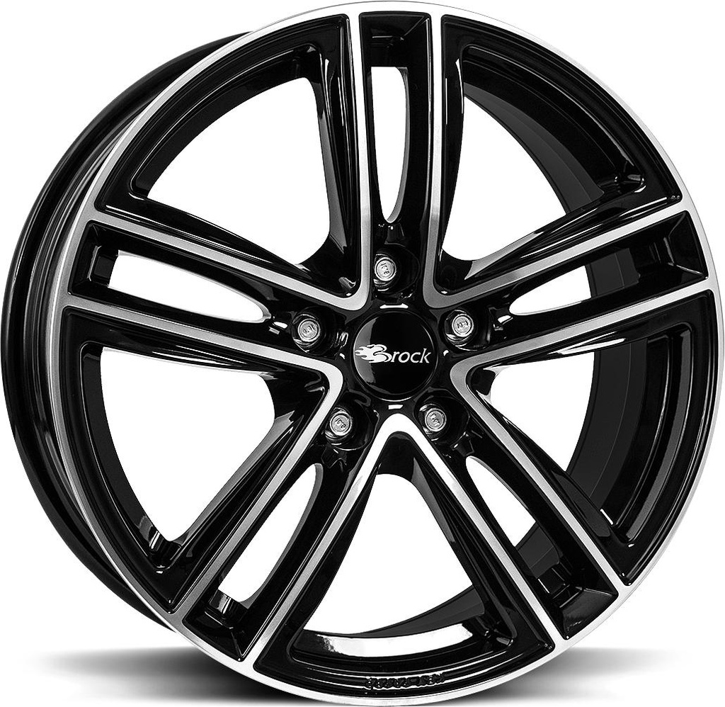 BROCK RC27 BLACK FULL POL 8x18 5/112 ET47 CB66.6