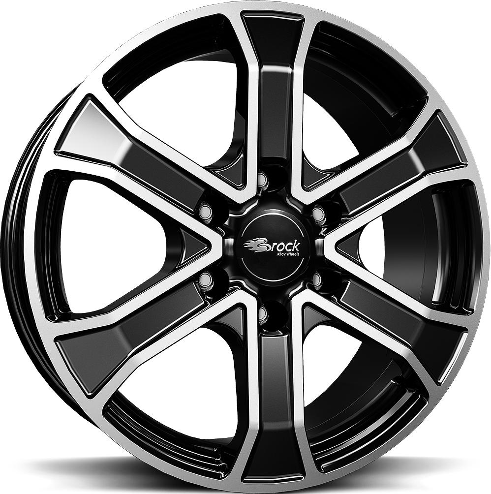 BROCK RC31 BLACK FULL POL 7x16 6/139.7 ET33 CB100.1