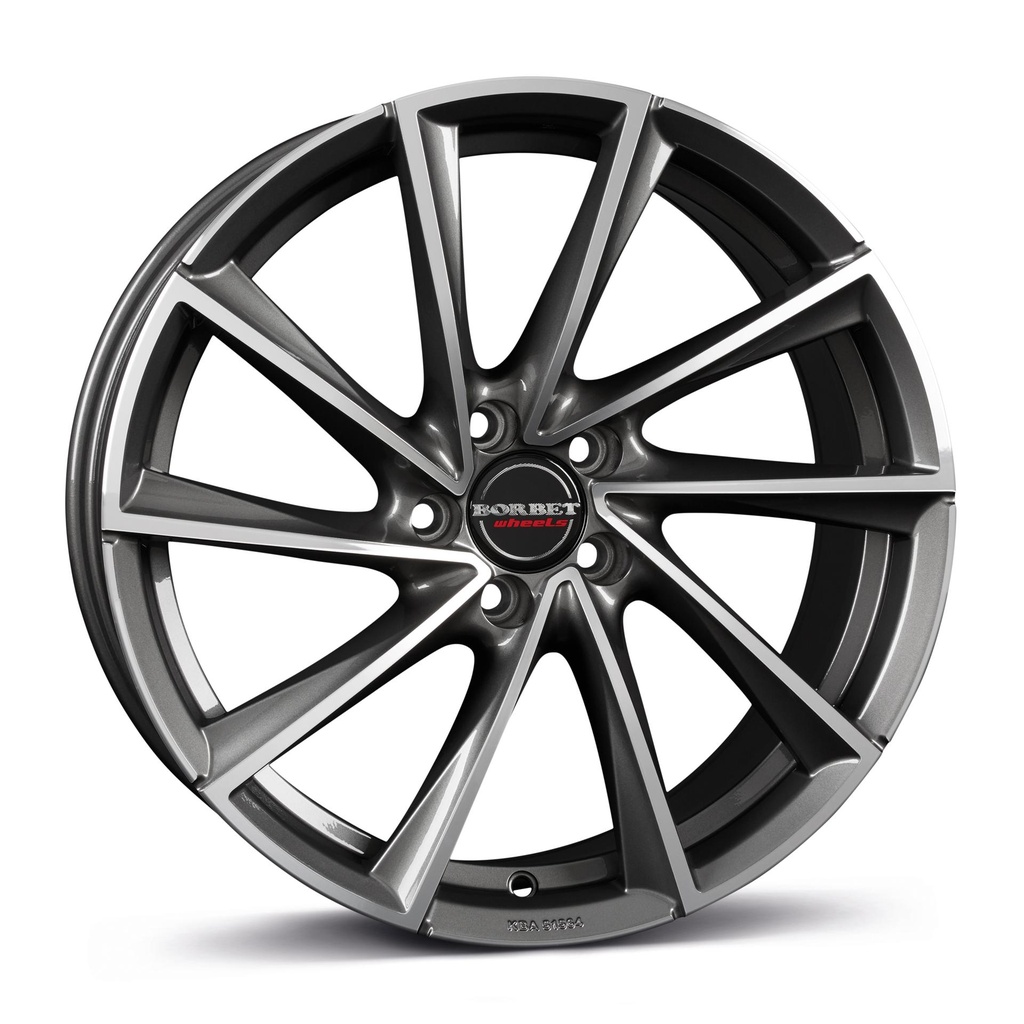 BORBET VTX GRAPH POL 8.5x19 5/112 ET47 CB66.6