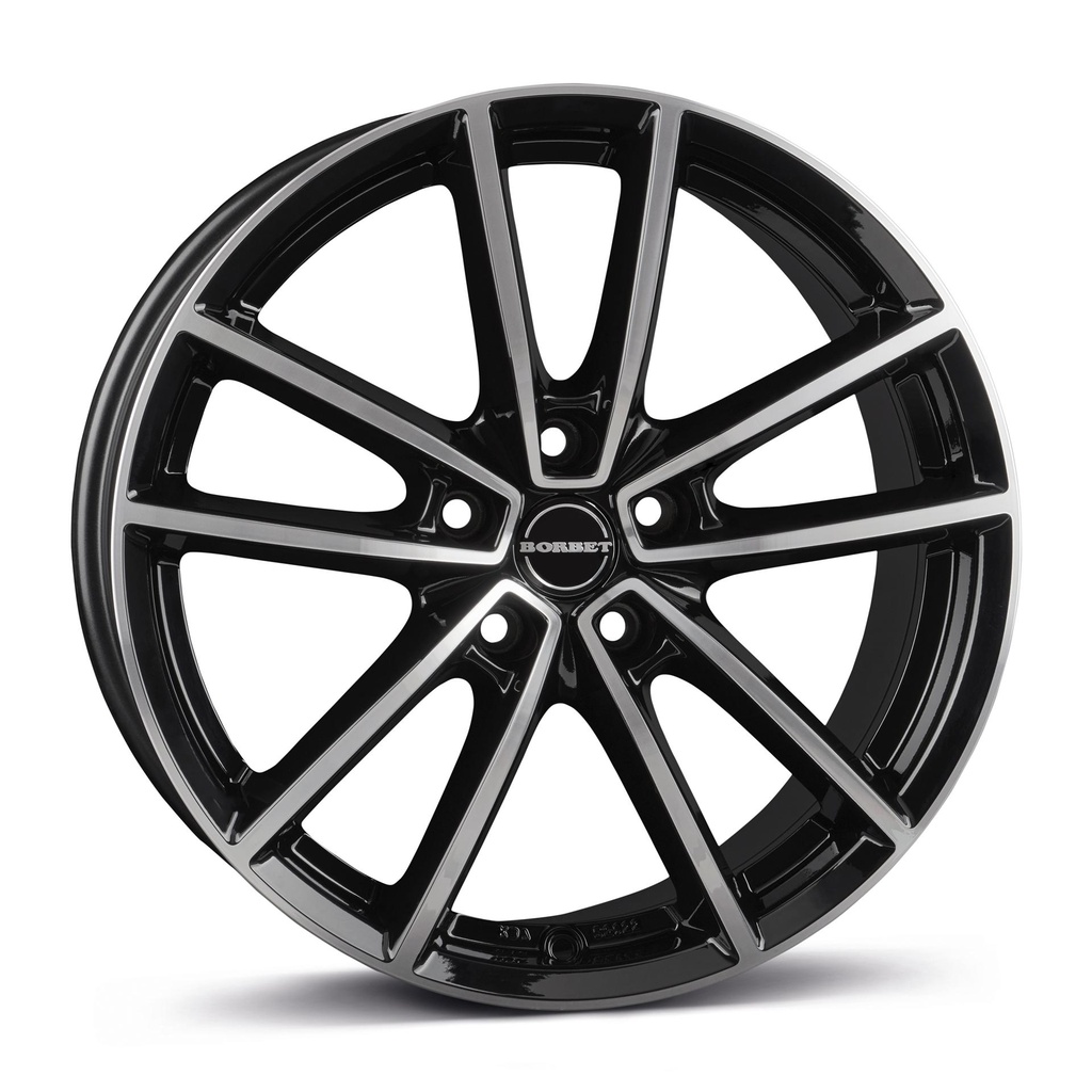 BORBET W BLACK POL GLOSS 8.5x21 5/114.3 ET49 CB72.5