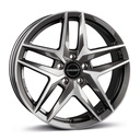 BORBET Z MIST ANTRACITE GLOSS POL 7.5x18 5/112 ET50 CB57.1