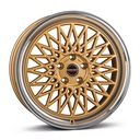 BORBET B GOLD RIM POL 7.5x16 4/108 ET35 CB72.5