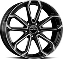 GMP FURIOSA BLACK DIAM 9.5x21 5/130 ET16.1 CB71.6