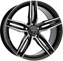 ROMAC VENOM GLOSS BLACK / POLISHED FACE 7.5x17 5/112 ET45 CB73.1