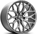 VOSSEN HF2 TINTED MATTE GUN METAL 10.5x22 5/112 ET30 CB66.6