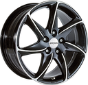 RONAL R51 BLACK POLISHED 7x16 5/112 ET45 CB76