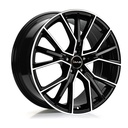 AVUS AF18 GLOSS BLACK POLISHED 9x21 5/112 ET30 CB66.4