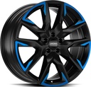 RONAL R71 JET BLACK MATT BLUE TINTED MAT 10.5x21 5/112 ET20 CB66.5