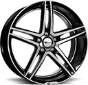 BROCK B33 BLACK FULL POL 8x17 5/114.3 ET45 CB72.6
