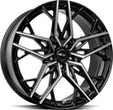 BROCK B44 BLACK FULL POL 8x18 5/114.3 ET40 CB72.6