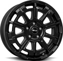 BROCK B45 SATIN BLACK MATT 7.5x18 5/130 ET43 CB84.1