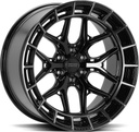 VOSSEN HFX1 TINTED GLOSS BLACK 9.5x22 6/139.7 ET20 CB106.1