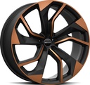 GMP REBEL SATIN BLACK BRONZE DIAM 8.5x21 5/112 ET30 CB66.5