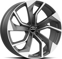 GMP REBEL MATT ANTHRACITE DIAM 8.5x21 5/114.3 ET50 CB67.1