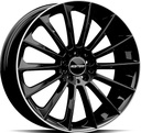 GMP STELLAR BLACK DIAM LIP 9x22 5/108 ET38.5 CB63.4